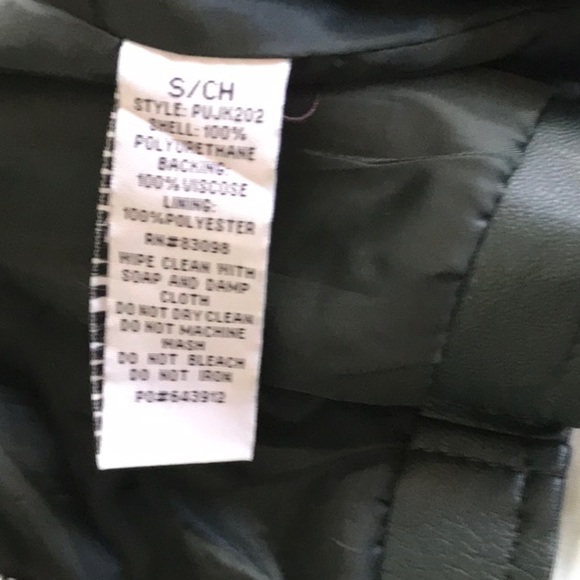 Faux leather jacket - Picture 6 of 6